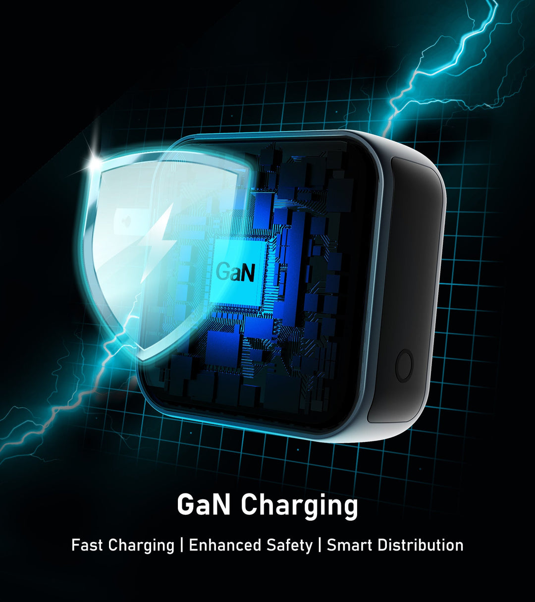 Pixy 100W Gan Compact Travel Charger